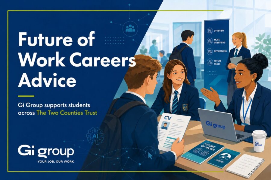 Gi Group careers advice session helping students prepare for the future of work