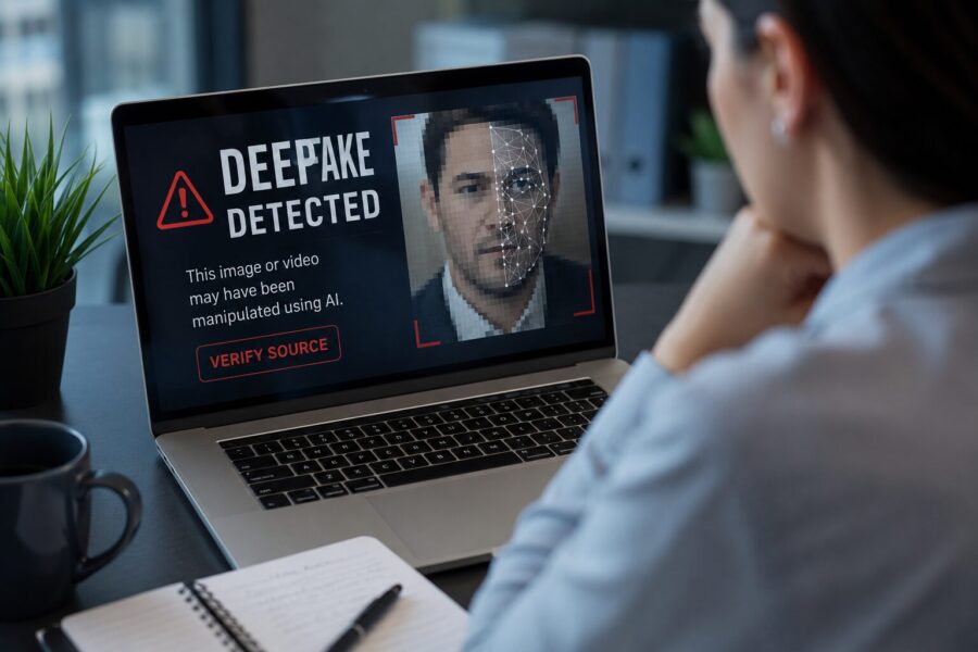 Gi Group IT expert warning recruiters about deepfake scams and AI impersonation risks